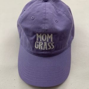 New Dad Grass " MOM GRASS" logo Embroidered Adjustable Baseball Cap Hat One Size